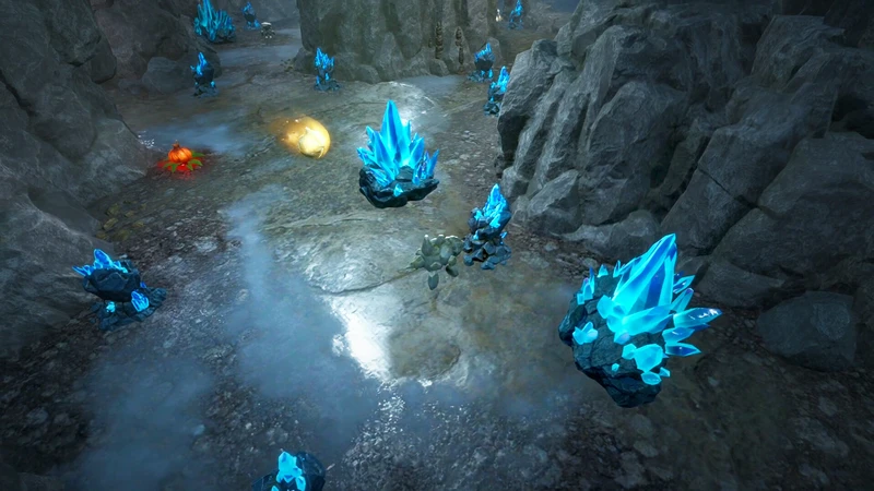 祕境探索:水晶洞窟與資源收集